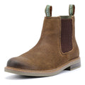 Barbour Farsley Suede Men's Khaki Chelsea Boots