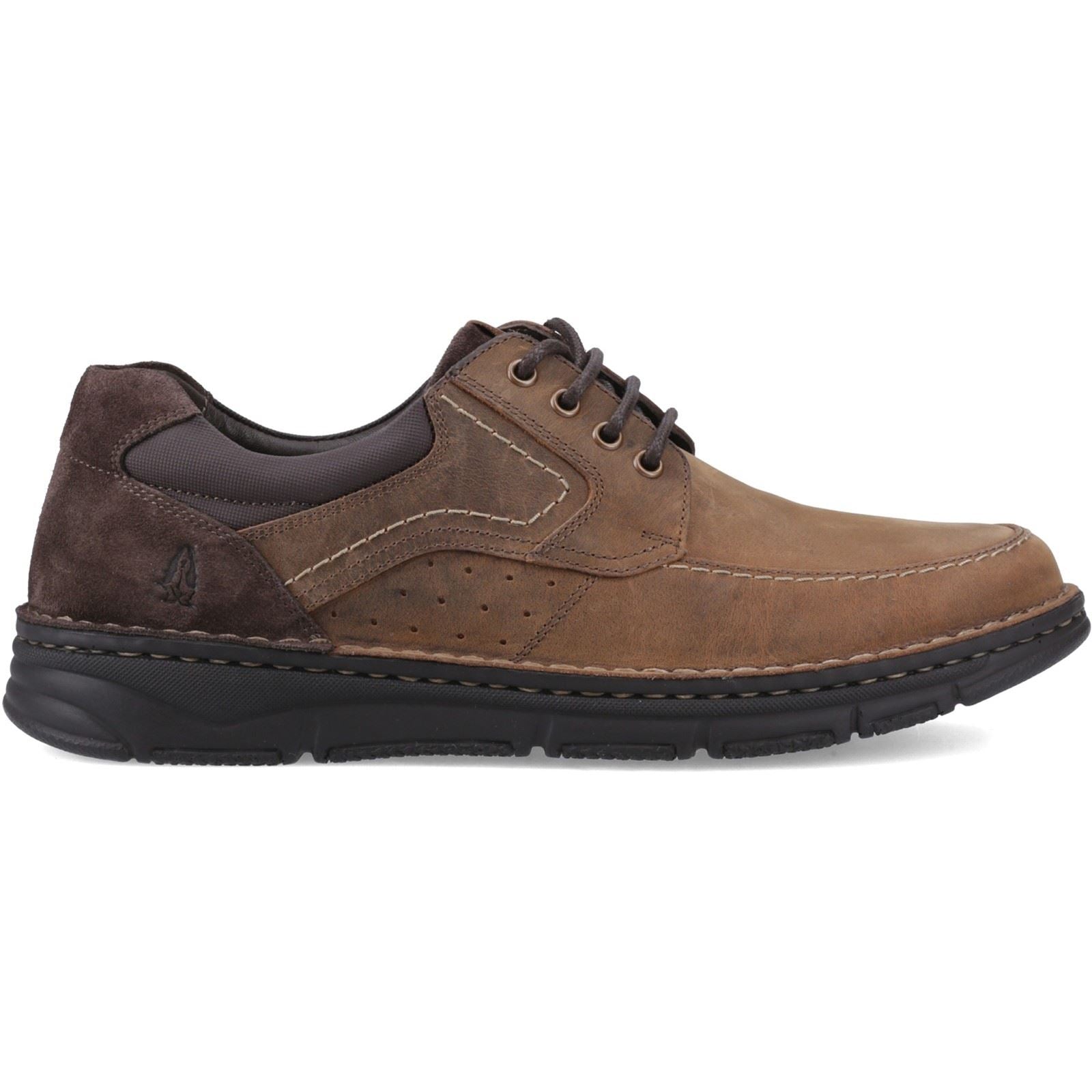 Hush Puppies Franklin Lace Up Leather Men's Tan Loafers
