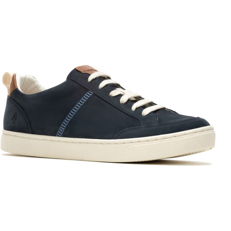 Hush Puppies The Good Low Top Leather Men's Navy Sneakers