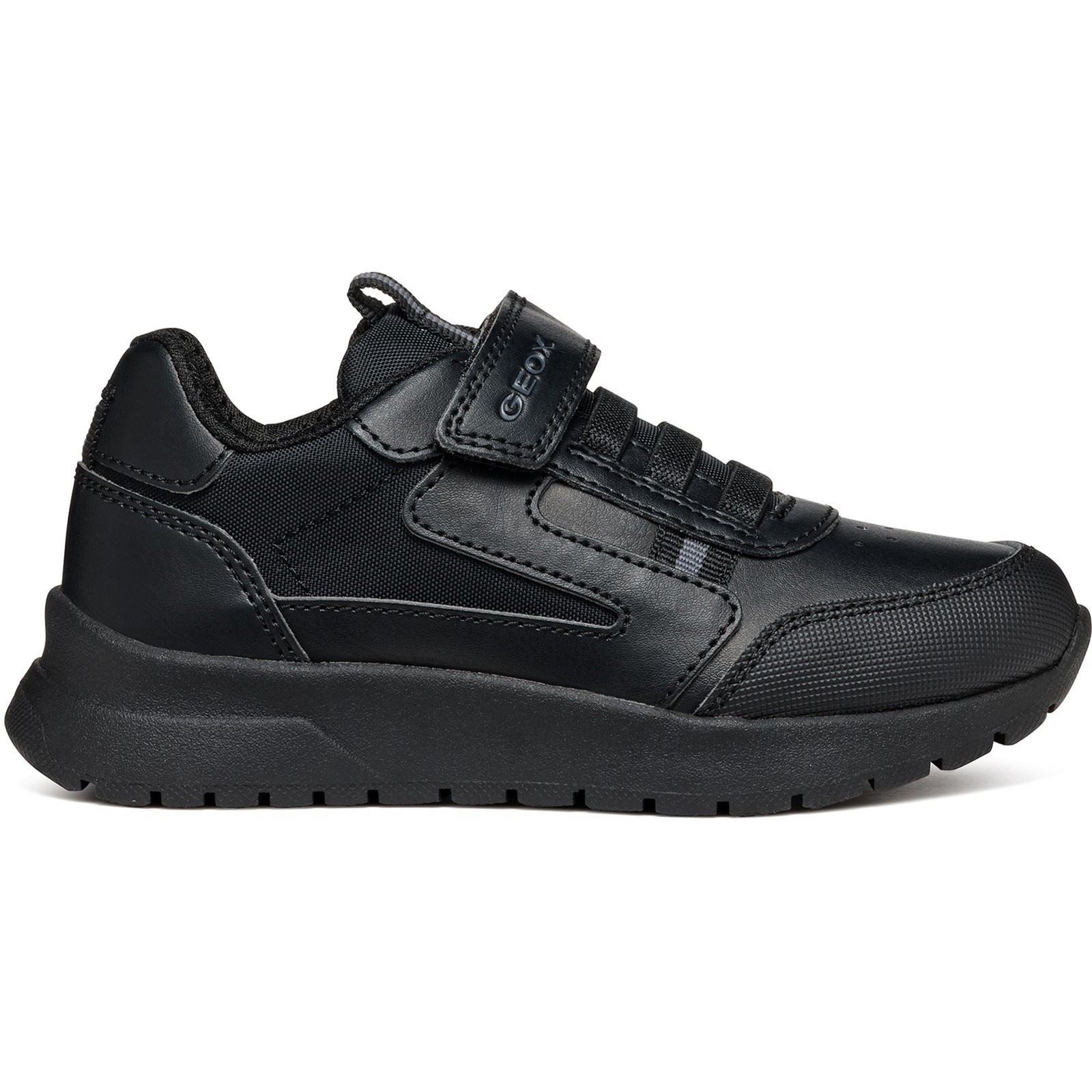 Geox J Briezee B. A Boy's Black Trainers