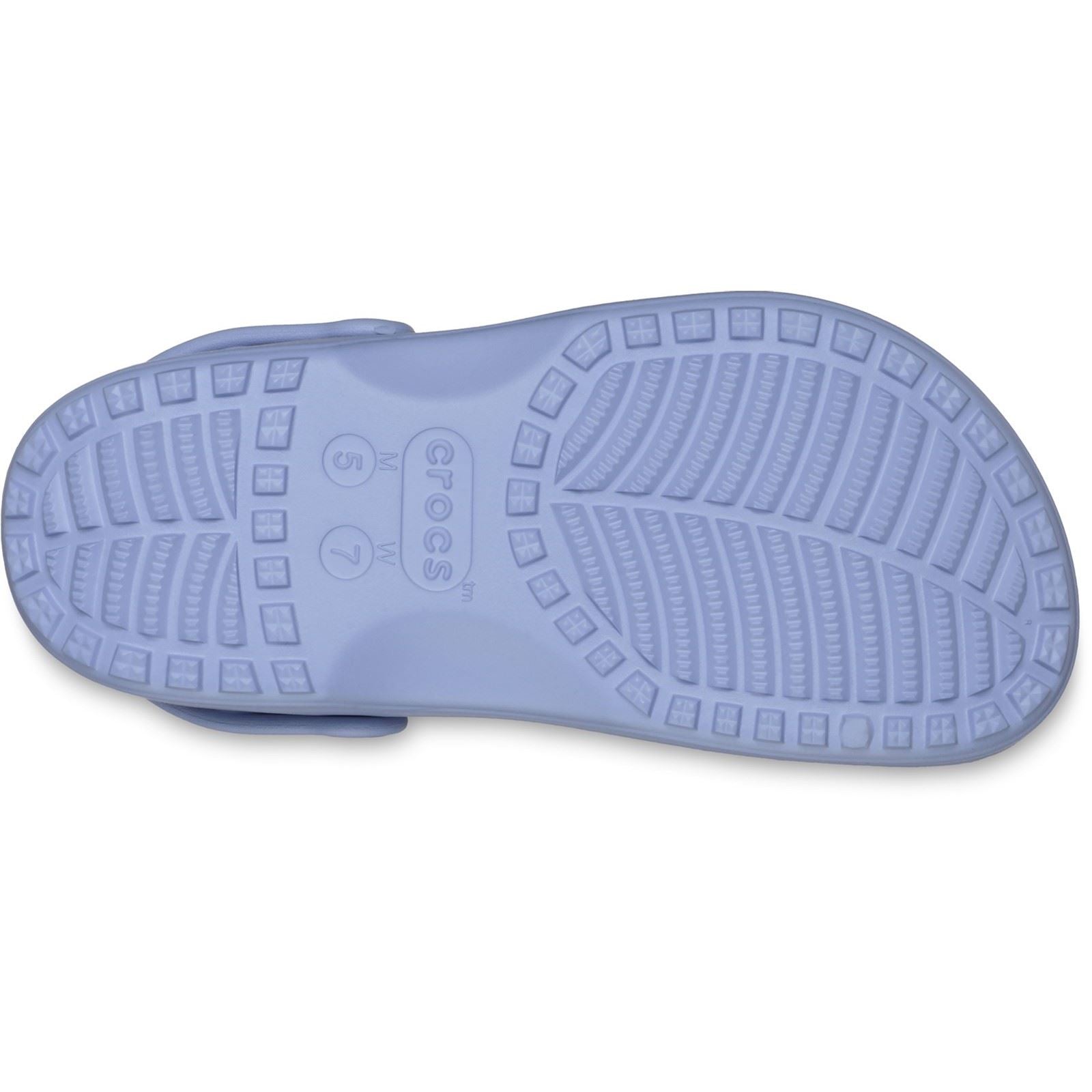 Crocs Classic Floral Cut Out Thermoplastic Women's Blue Haze Clogs