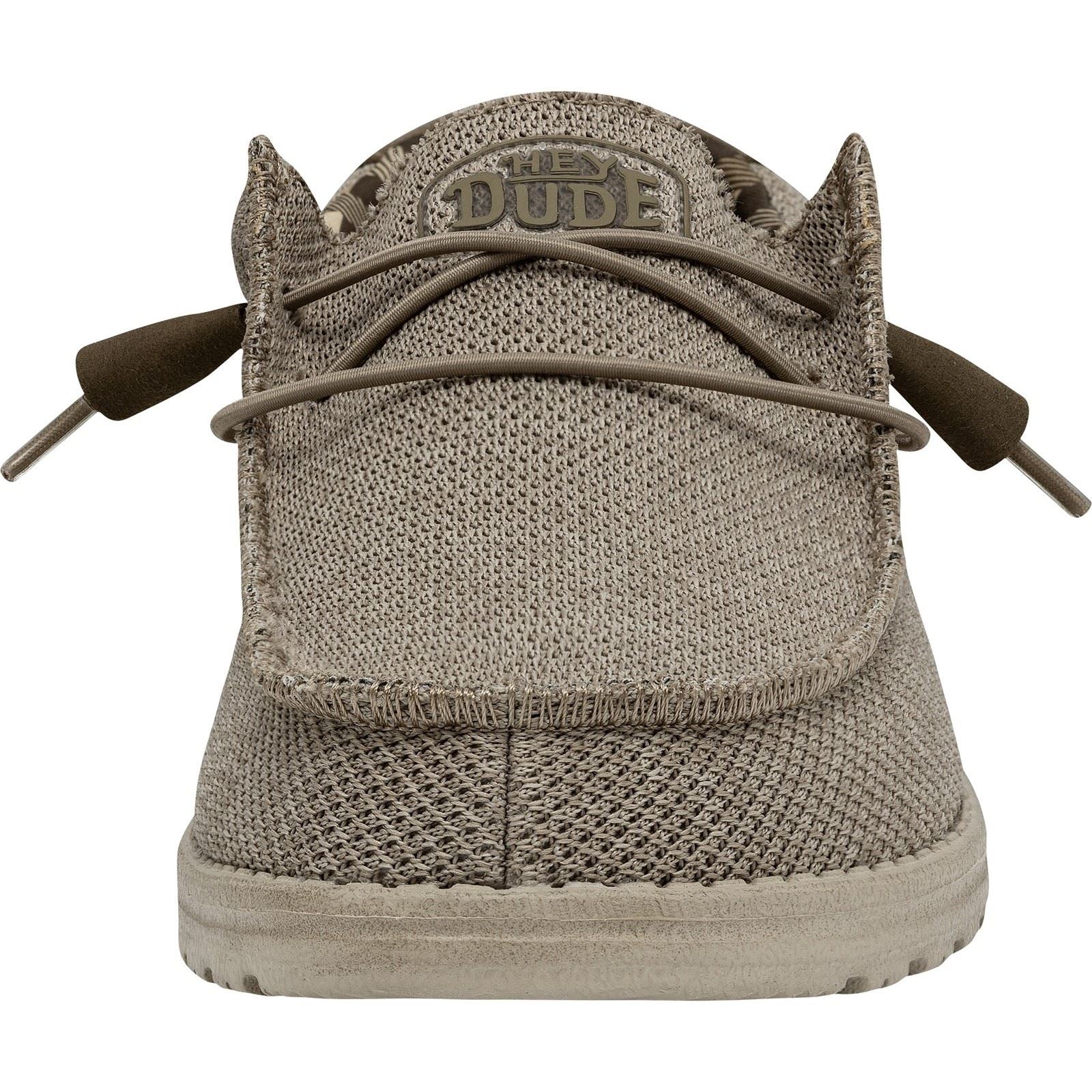HEYDUDE Wally Sox Faux Suede Men's Beige Shoes