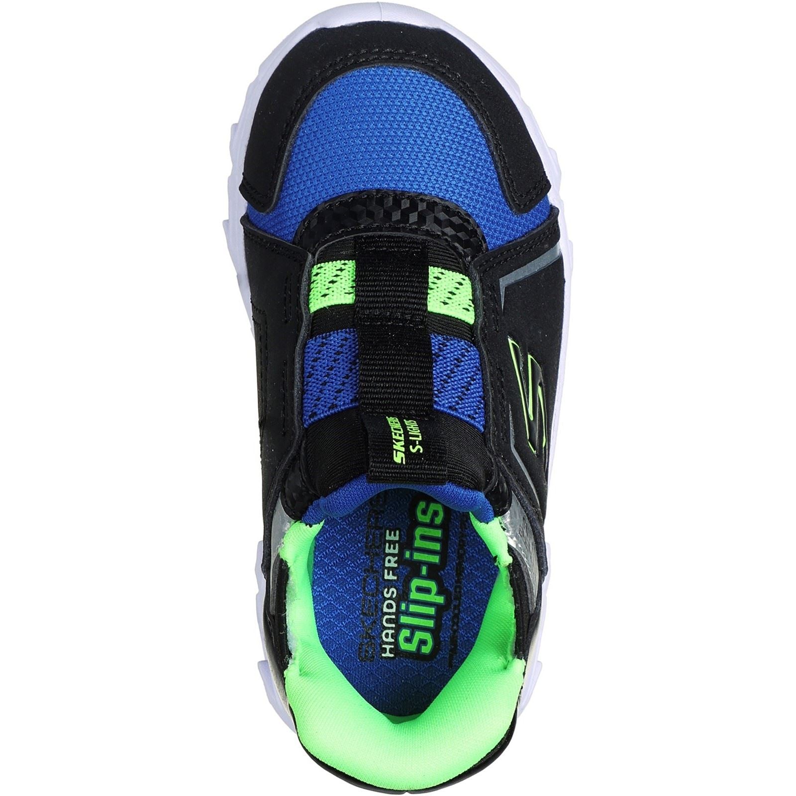 Skechers Hypno-Flash 2.0 - Vexlux Boy's Black/Blue/Lime Trainers