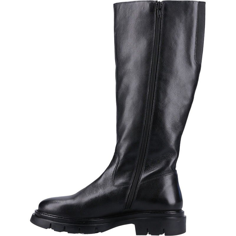 Hush Puppies Rowan Leather Women's Black Boots