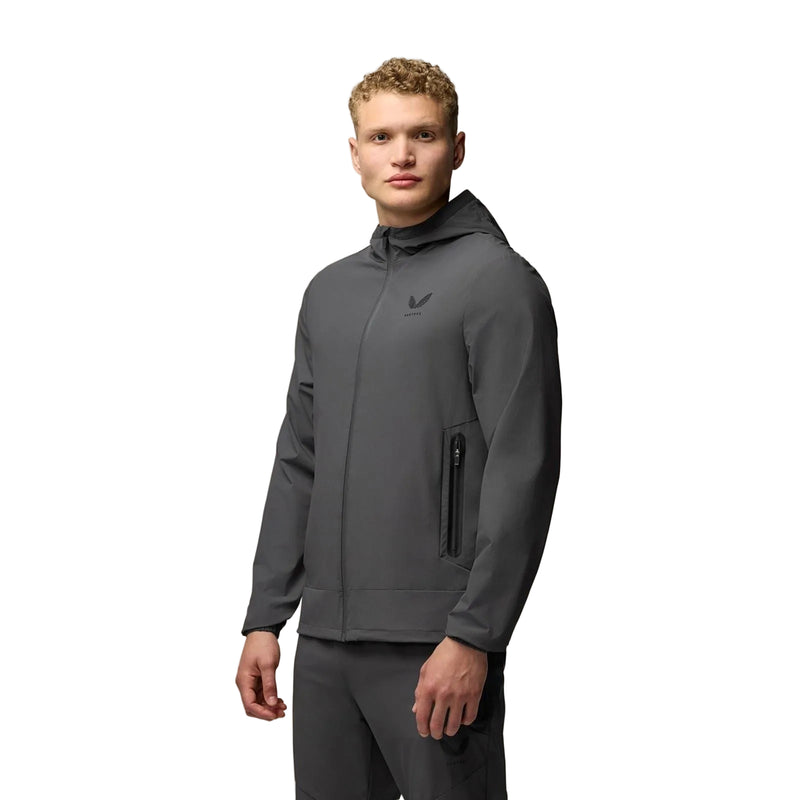 Castore Lightweight Flex Jacket Men's Grey Track Jackets
