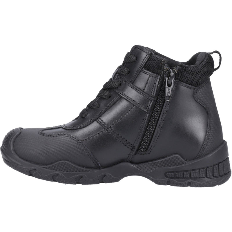 Hush Puppies Titus JNR Leather Boys's Black Boots