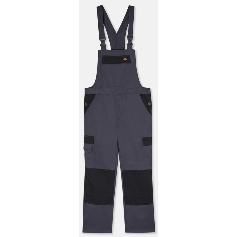 Dickies Everyday Bib and Brace Polyester Men's Grey Work Overall