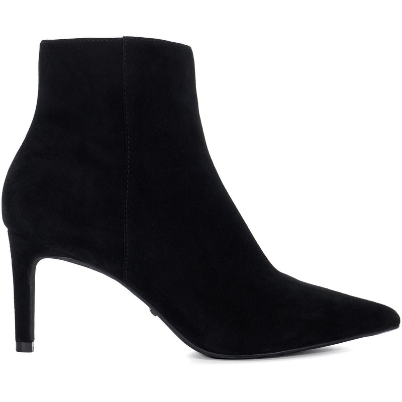 Dune Obsessively Suede Women's Black Heeled Ankle Boots