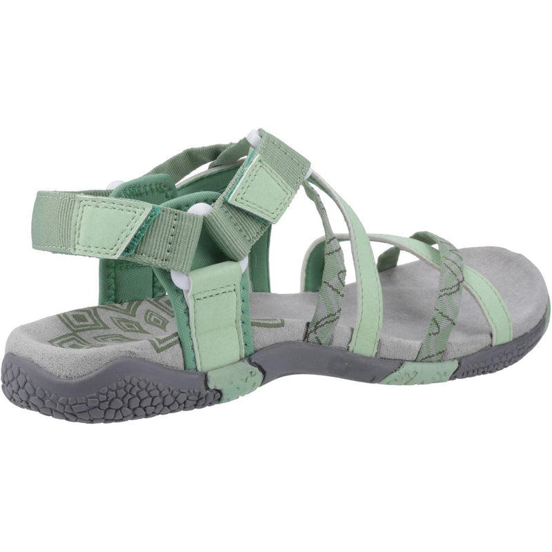 Cotswold Sunhill Nubuck Women's Green Sandals