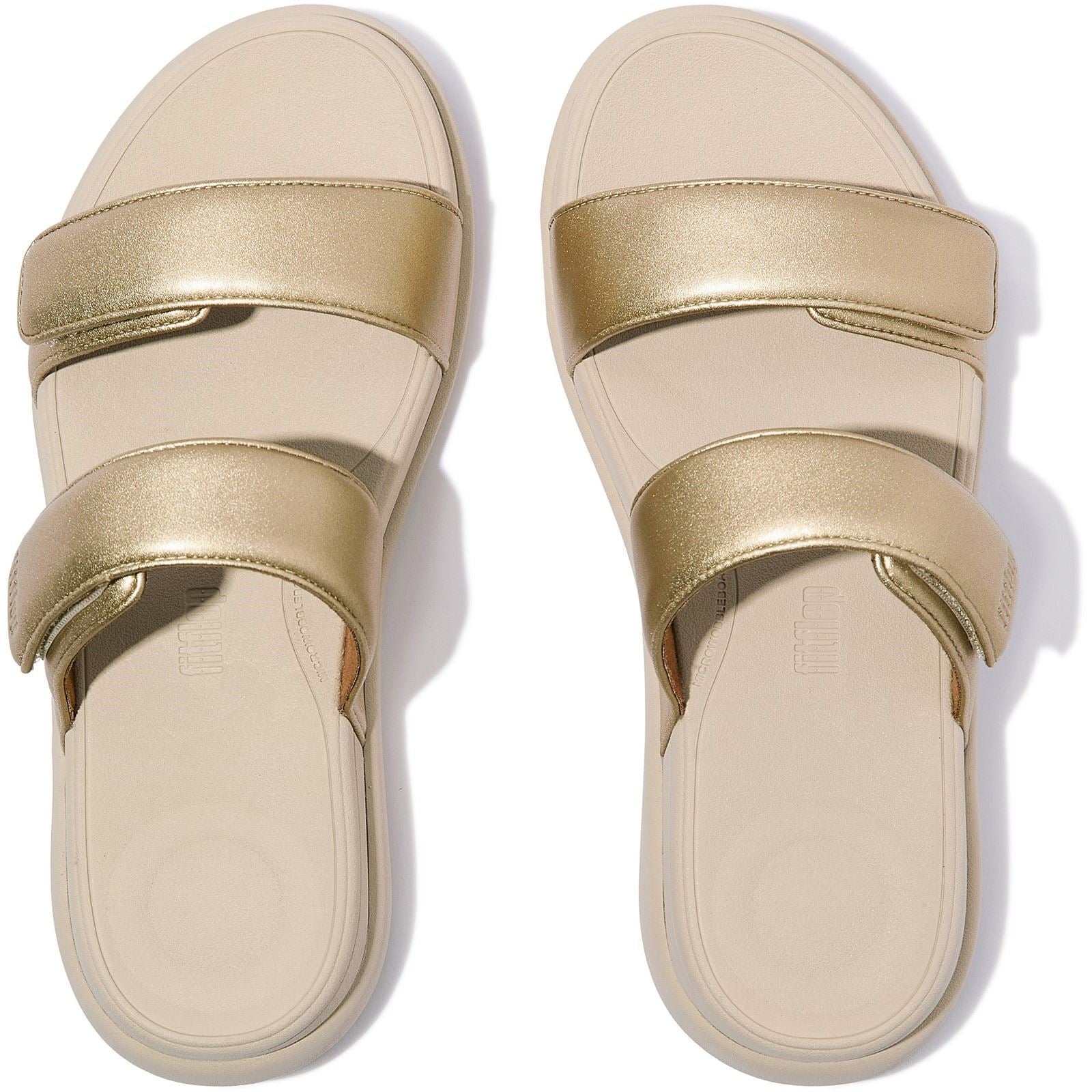 Fitflop F-Mode Go Polyurethane Women's Platino Sandals