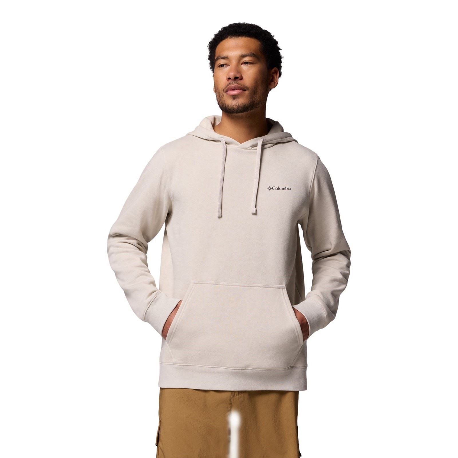 Columbia Columbia Trek Graphic Hoodie Cotton Men's Brown Hooded Sweatshirt