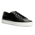 JAK Royal Leather Men's Black Sneakers