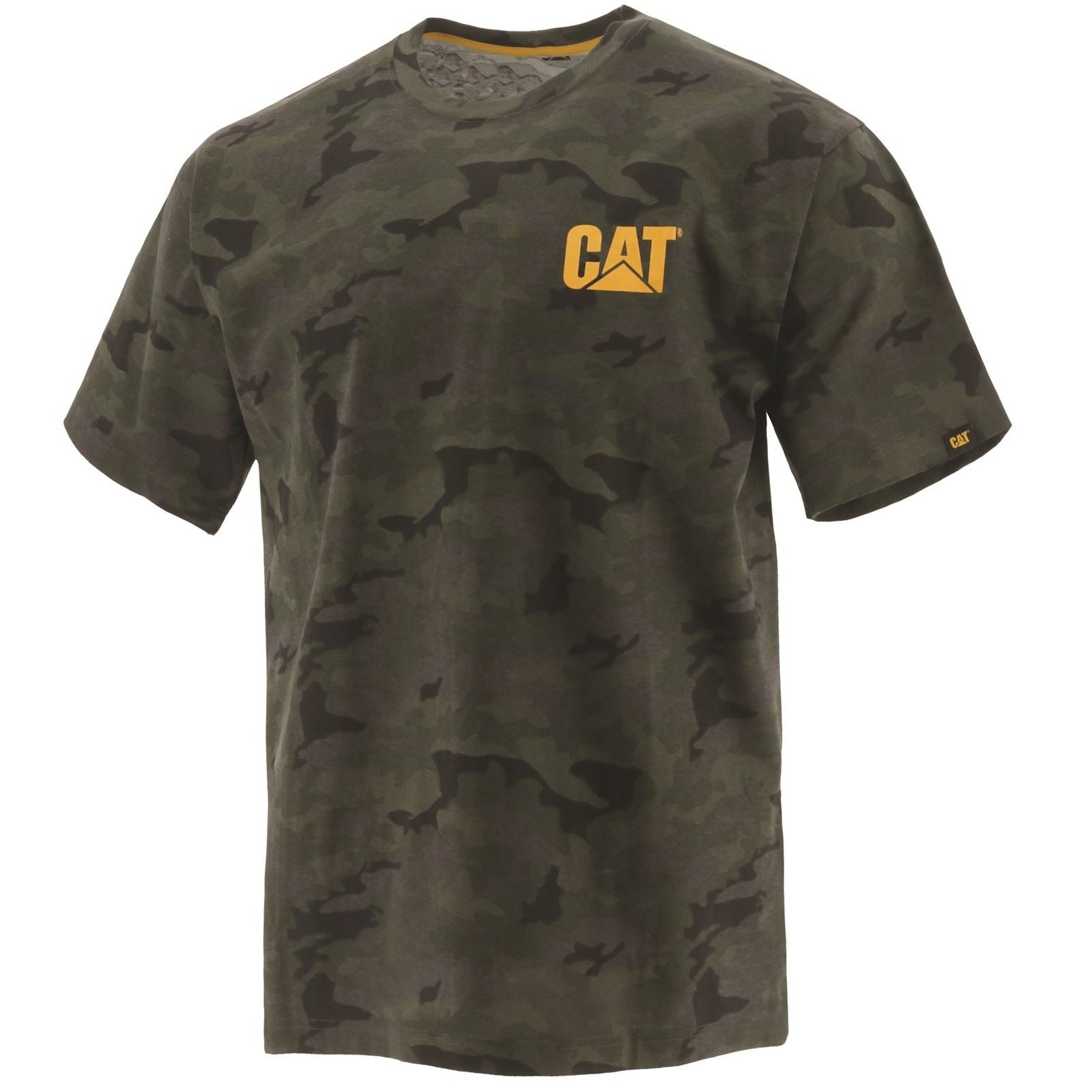 Caterpillar W05324 Trademark Cotton Men's Green T-Shirt