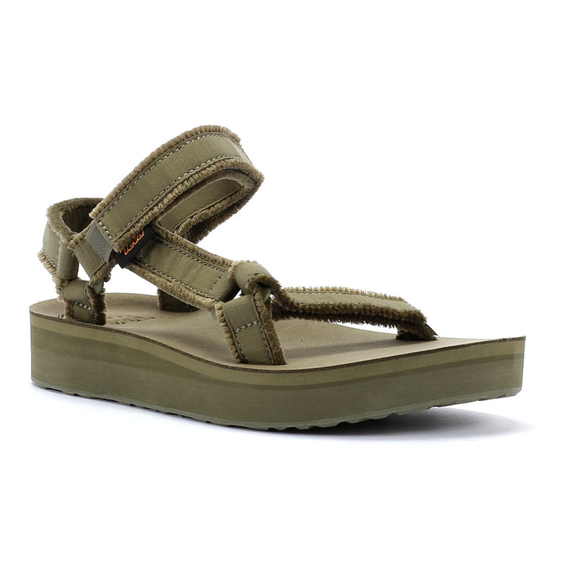 Teva Midform Universal Canvas Women's Olive Sandals