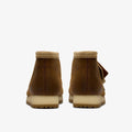 Clarks Originals Wallabee RB Combi Leather Men's Beeswax Brown Boots