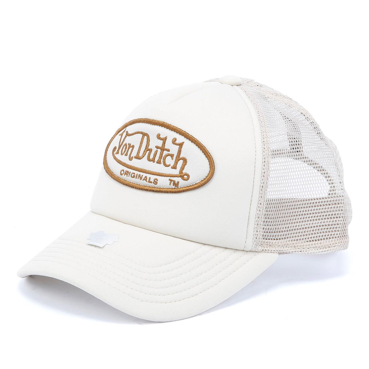 Von Dutch Trucker Tampa Cotton Beige Caps