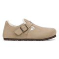 Birkenstock London Shearling Suede Women's Taupe Shoes