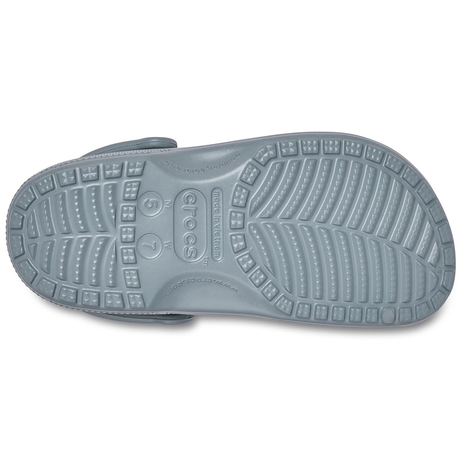 Crocs Classic Thermoplastic Men's Concrete Clogs