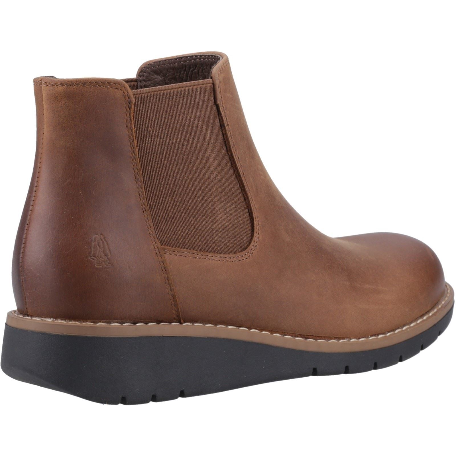 Hush Puppies Leonie Leather Women's Brown Flat Chelsea Boots