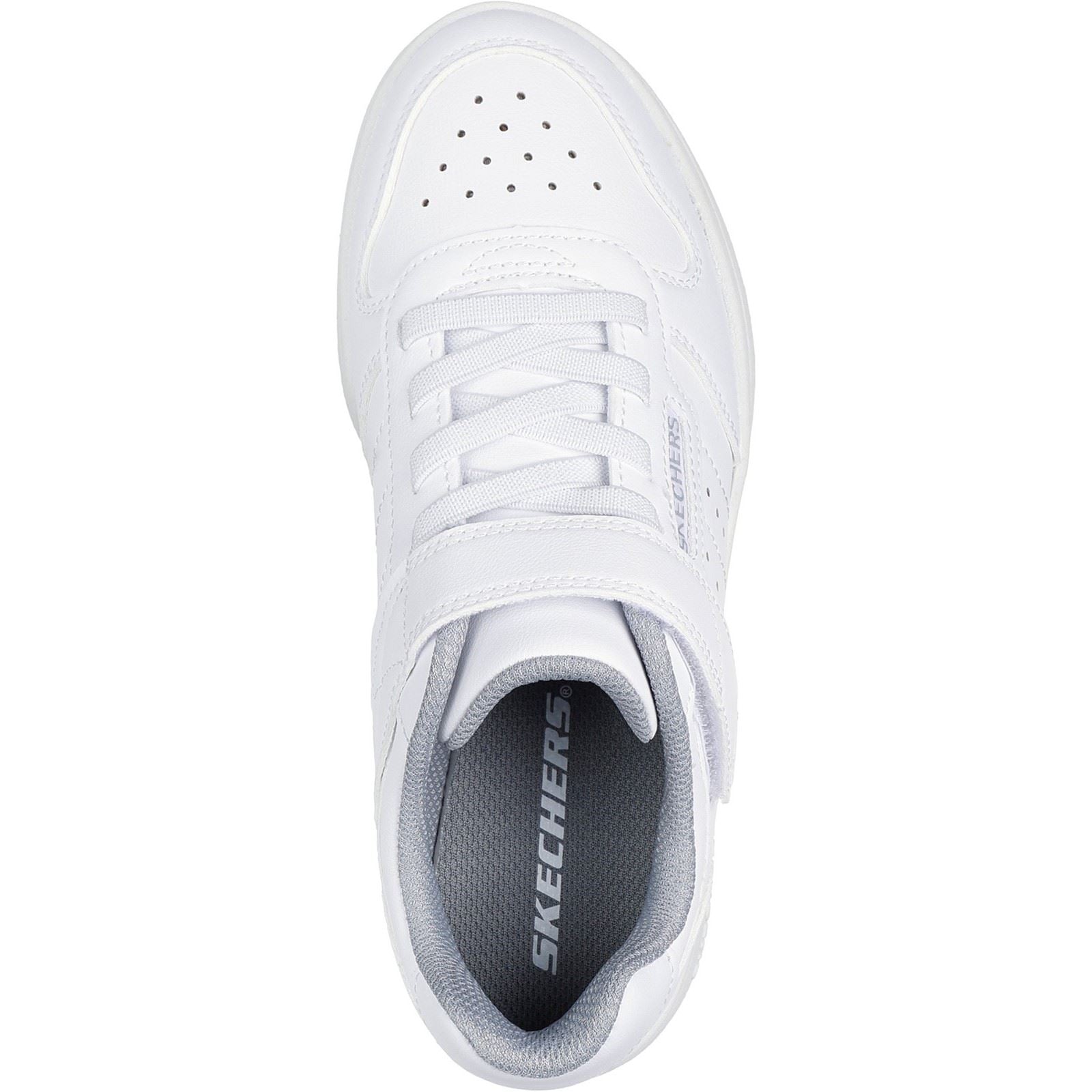Skechers Quick Street Boy's White Trainers
