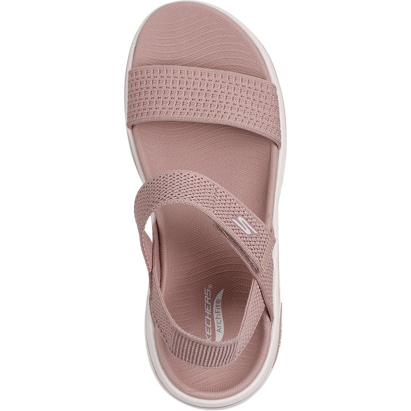 Skechers Go Walk Arch Fit 2.0 Textile Women's Mauve Sandals