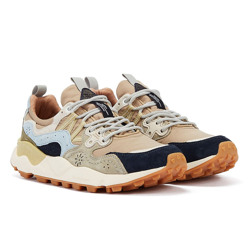 Flower Mountain Yamano 3 Men's Beige/Blue Sneakers