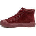 Rocket Dog Cheery Hi Corduroy Women's Burgundy Trainers