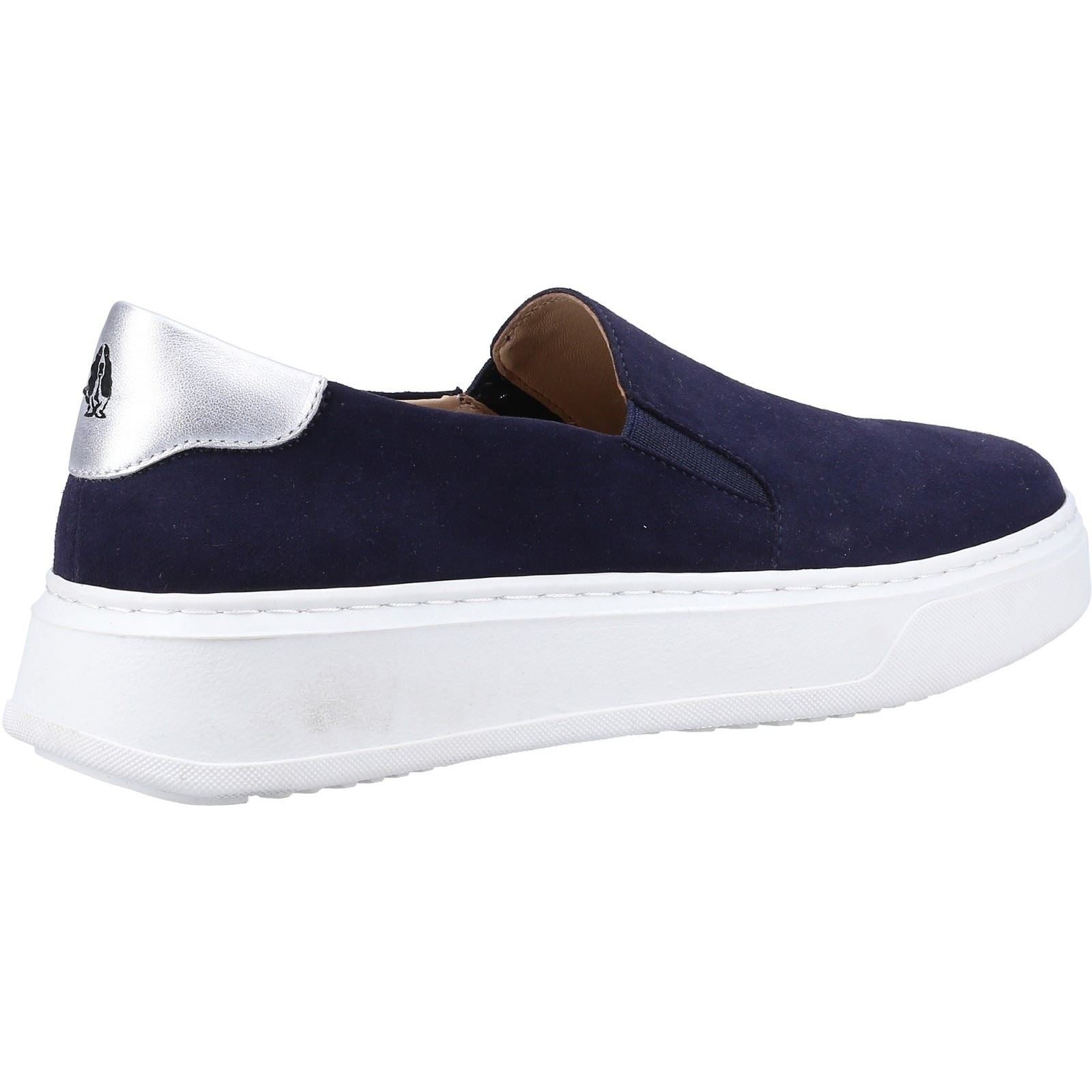 Hush Puppies Corinne Leather Women's Navy Sneakers