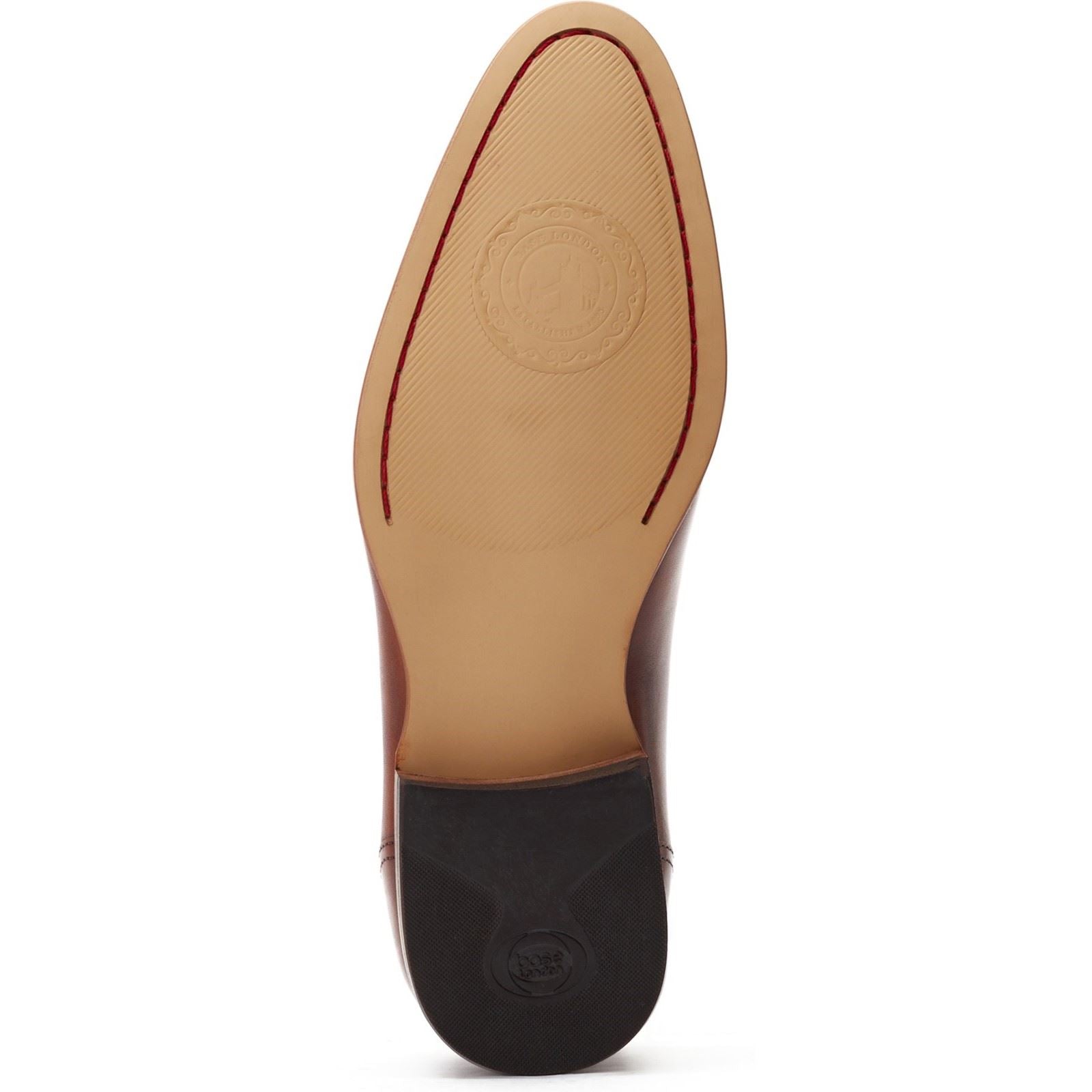 Base London Gambino Lace Up Leather Men's Burnt Tan Lace-Up Shoes