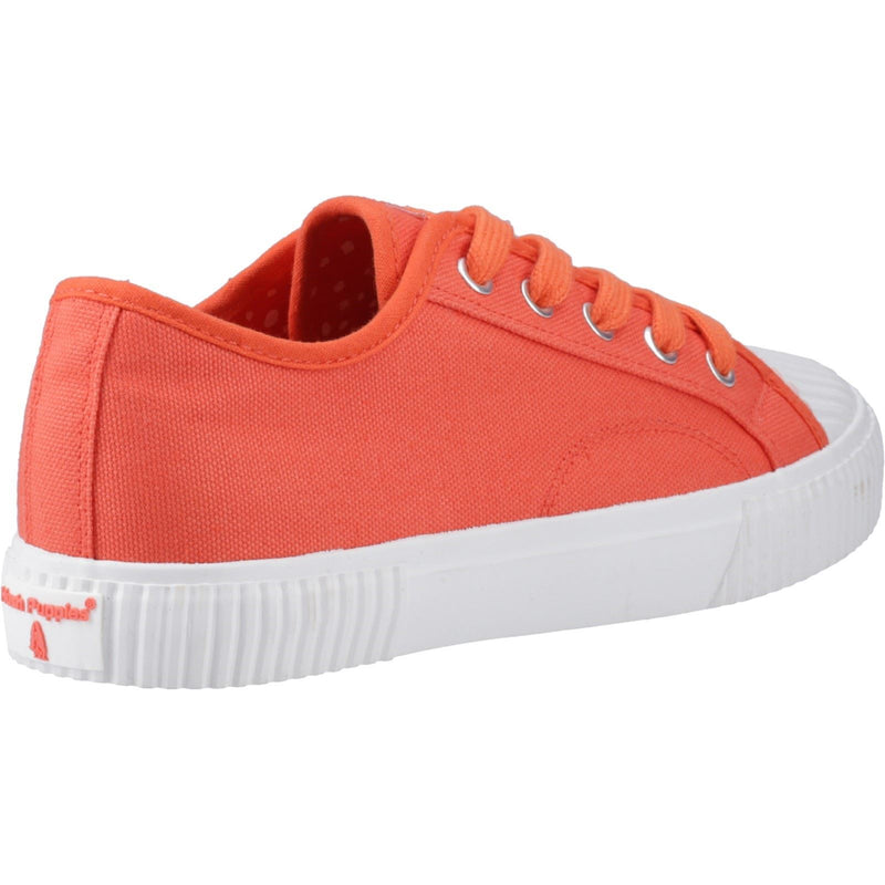 Hush Puppies Freya Canvas Textile Women's Orange Trainers