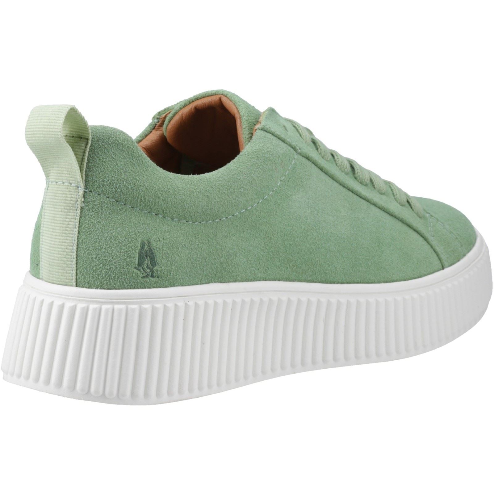 Hush Puppies Harlow Suede Suede Women's Green Sneakers