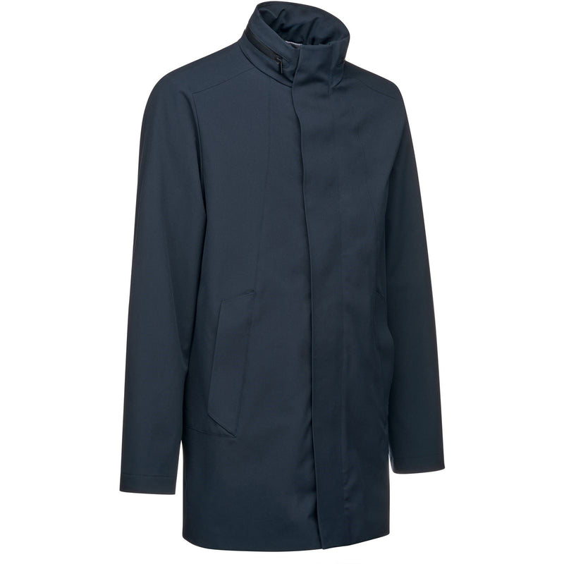 Geox M SPHERICA Men's Blue Straight Coat
