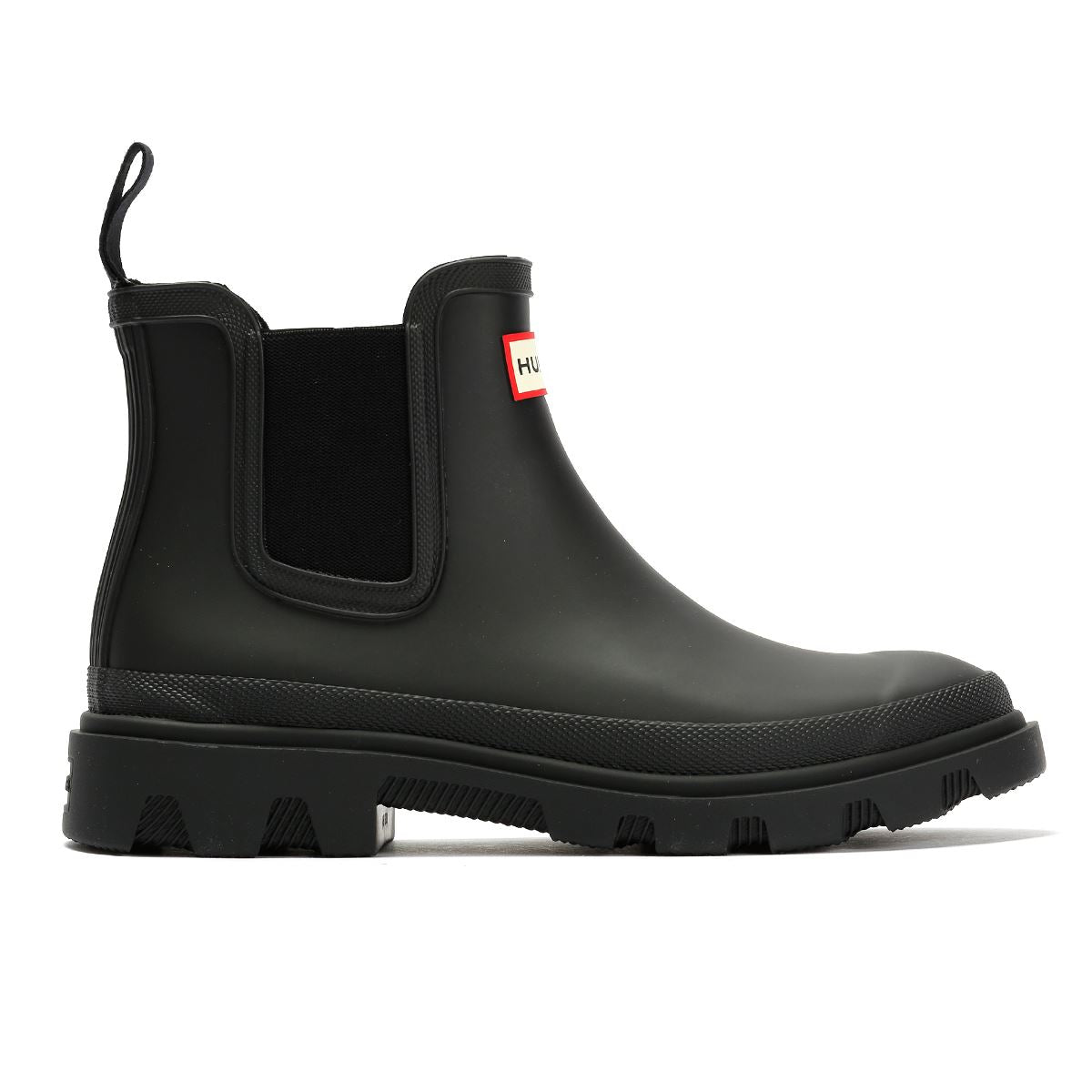Hunter Downpour Chelsea Rubber Women's Black Wellington Boots