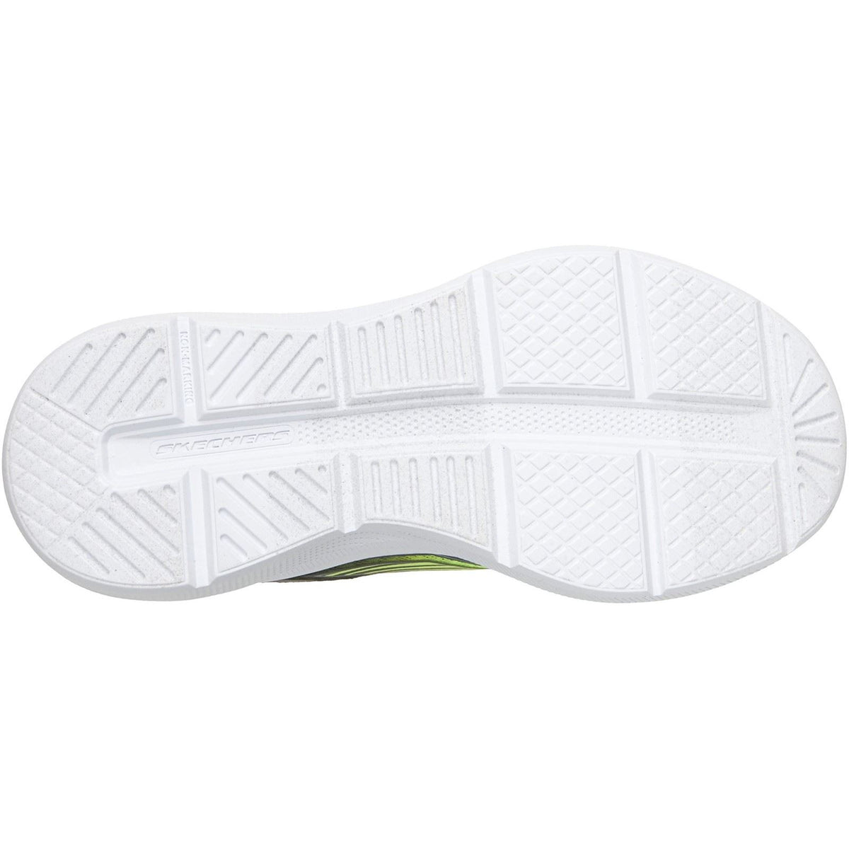 Skechers Microspec Velocity Grid-Drift Boy's Charcoal/Yellow & Silver Trainers