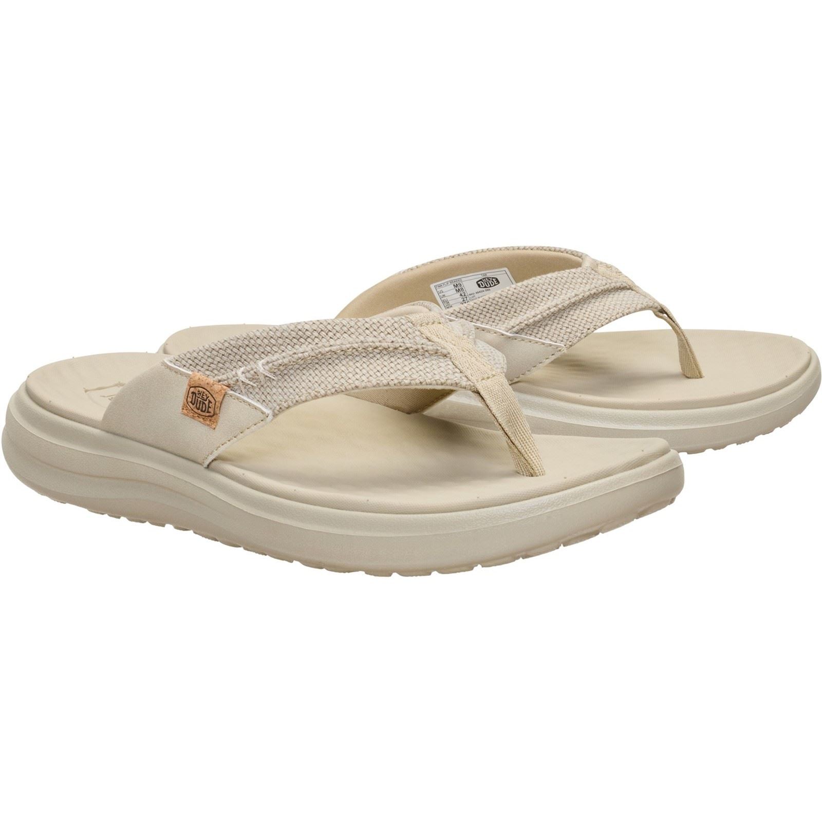 HEYDUDE Finn Polyester Men's Tan Sandals
