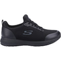 Skechers Workwear Squad Sr Wide Textile Women's Black Safety Sneakers