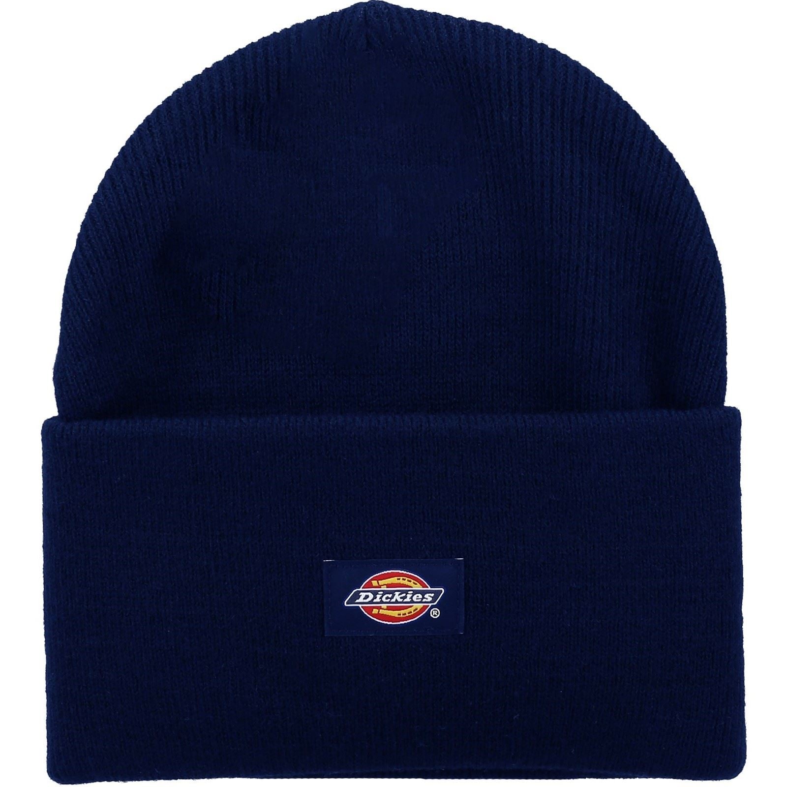 Dickies Acrylic Cuffed Unisex Adults Blue Beanie Hat