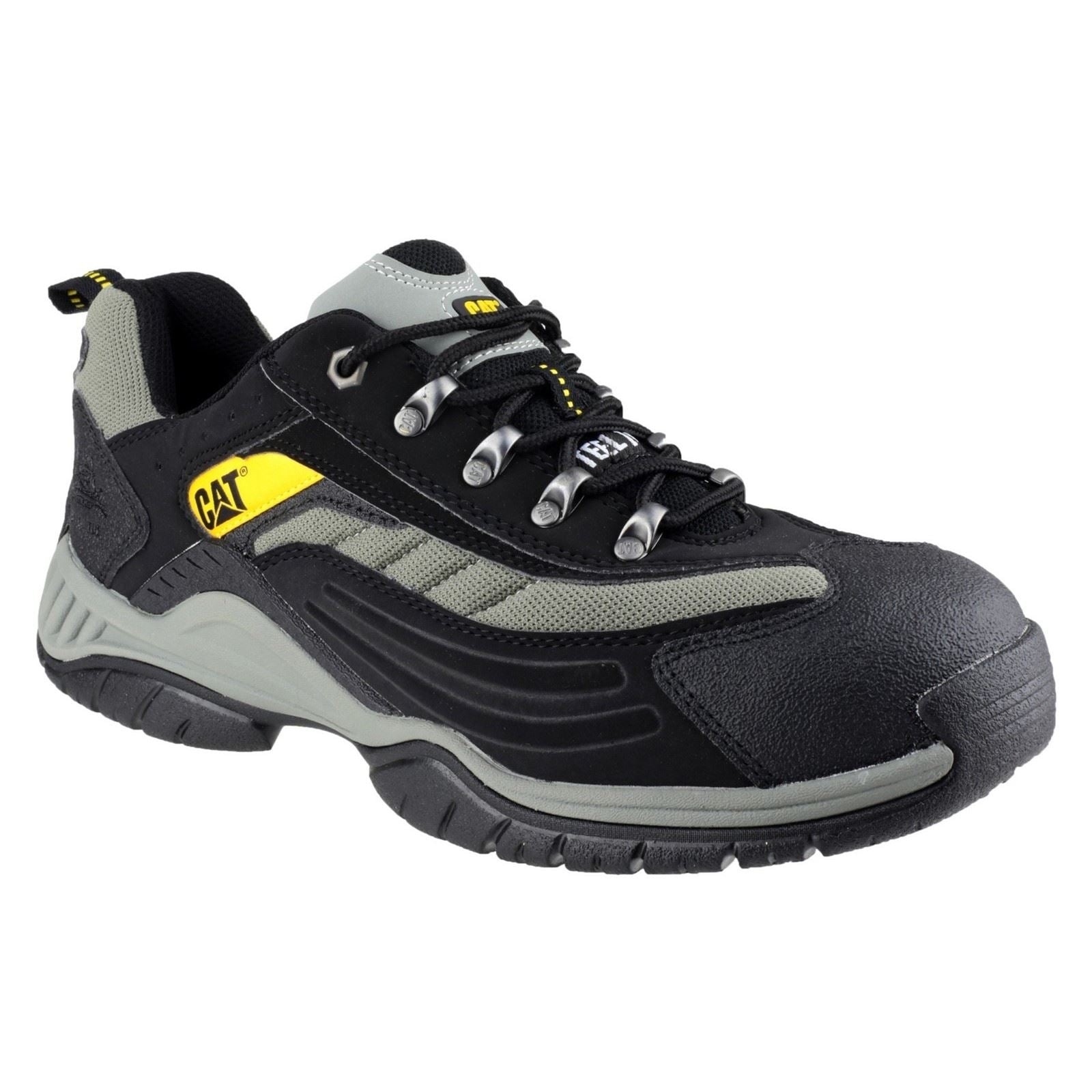 Caterpillar Moor Leather Black Safety Trainers