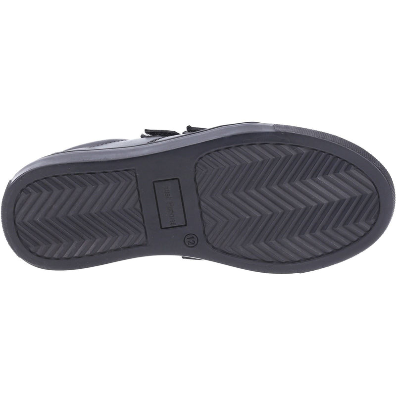 Hush Puppies Santos Senior Leather Boys's Black Shoes