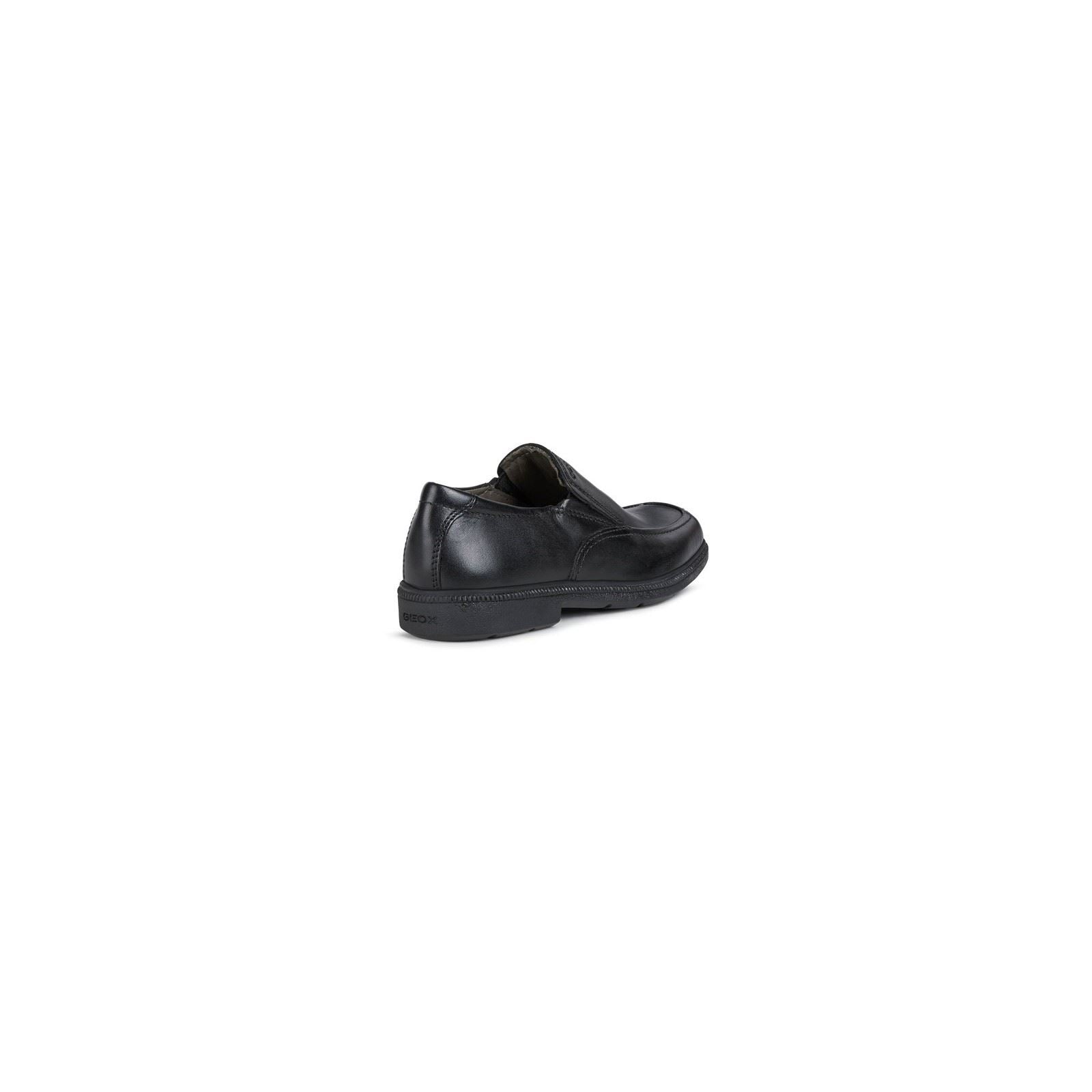 Geox Jr Federico Leather Boy's Black Loafers