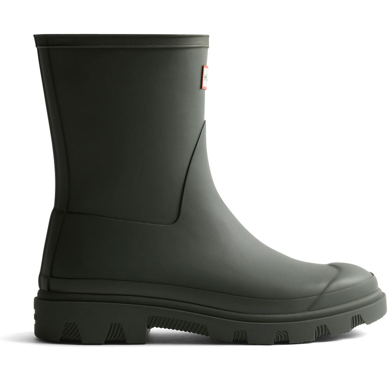 Hunter Downpour Short Boot Rubber Women's Dark Olive Wellington Boots