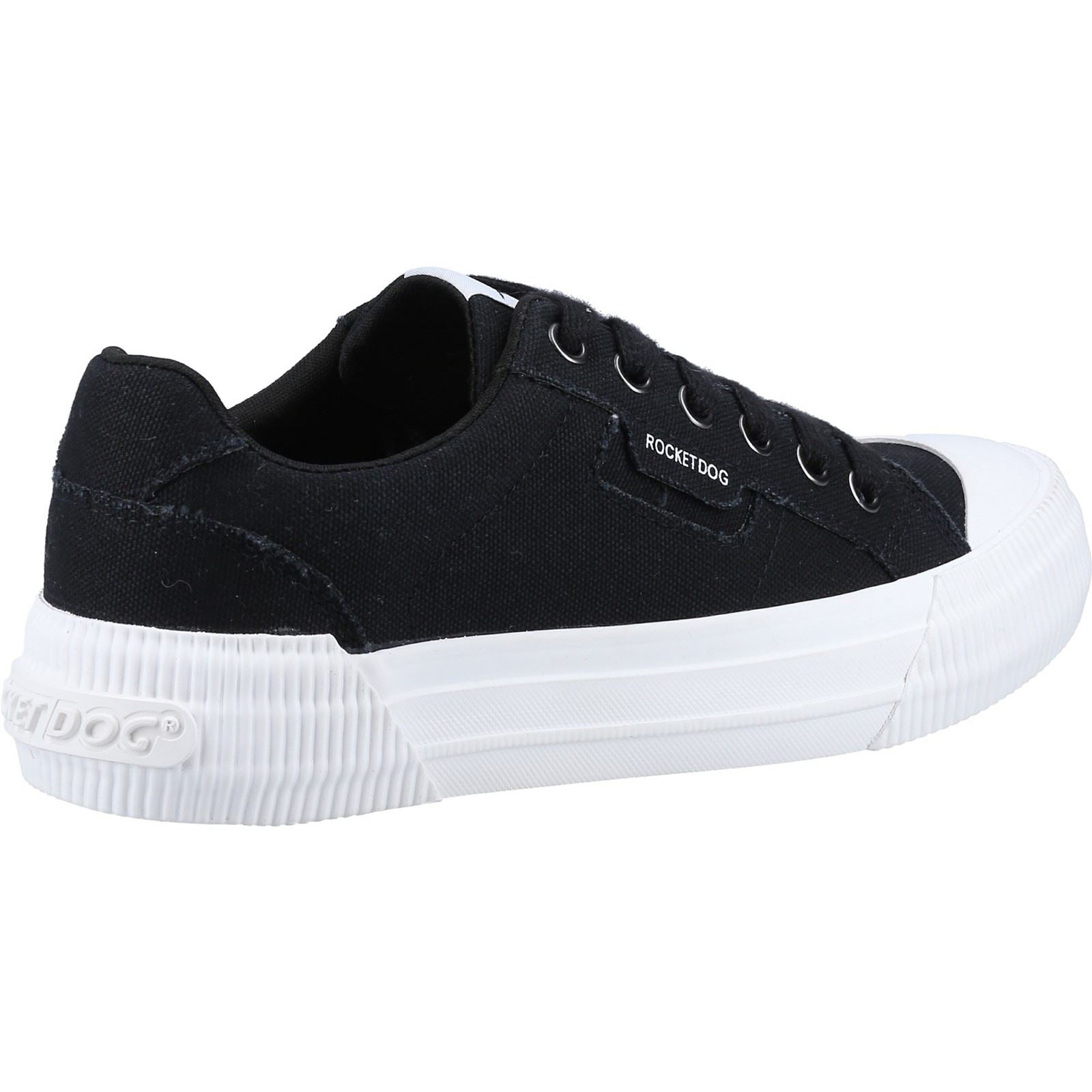 Rocket Dog Cheery 12A Canvas Cotton Women's Black Sneakers