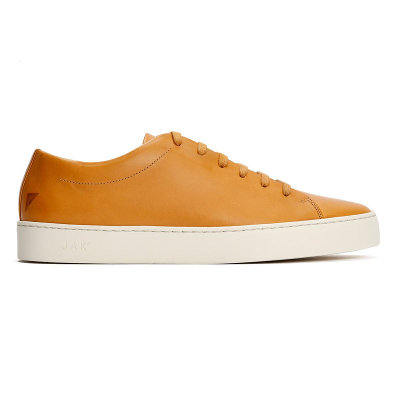 JAK Royal Leather Men's Tan Sneakers