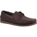 Cotswold Bartrim Leather Men's Brown Boat Shoes