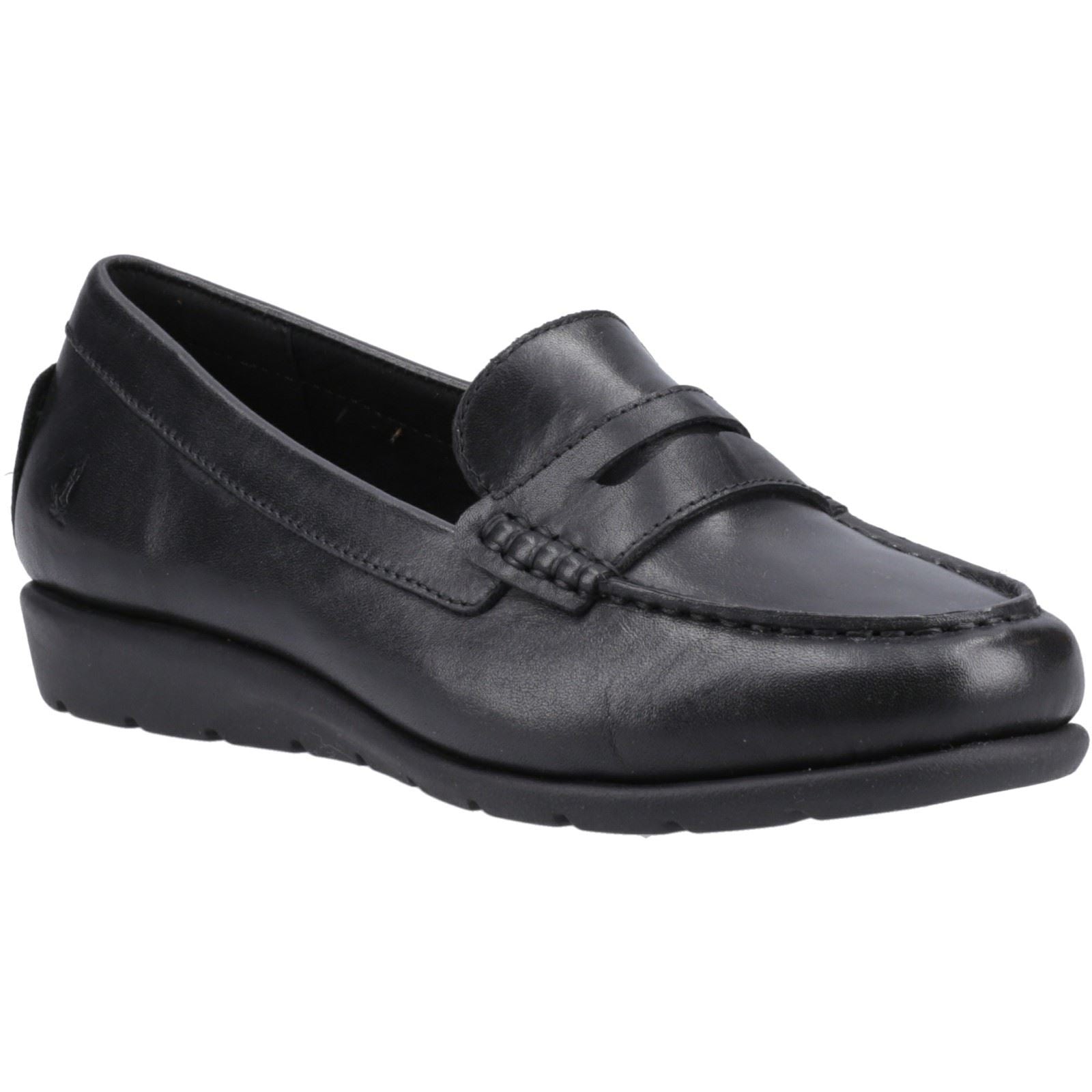 Hush Puppies Shelby Leather Women's Black Loafers