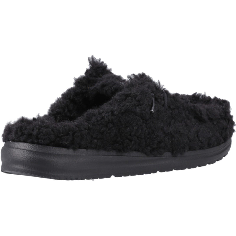 HEYDUDE Wendy Synthetic Women's Black Mules
