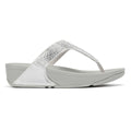 FitFlop Lulu Crystal Mix Women's Silver Sandals