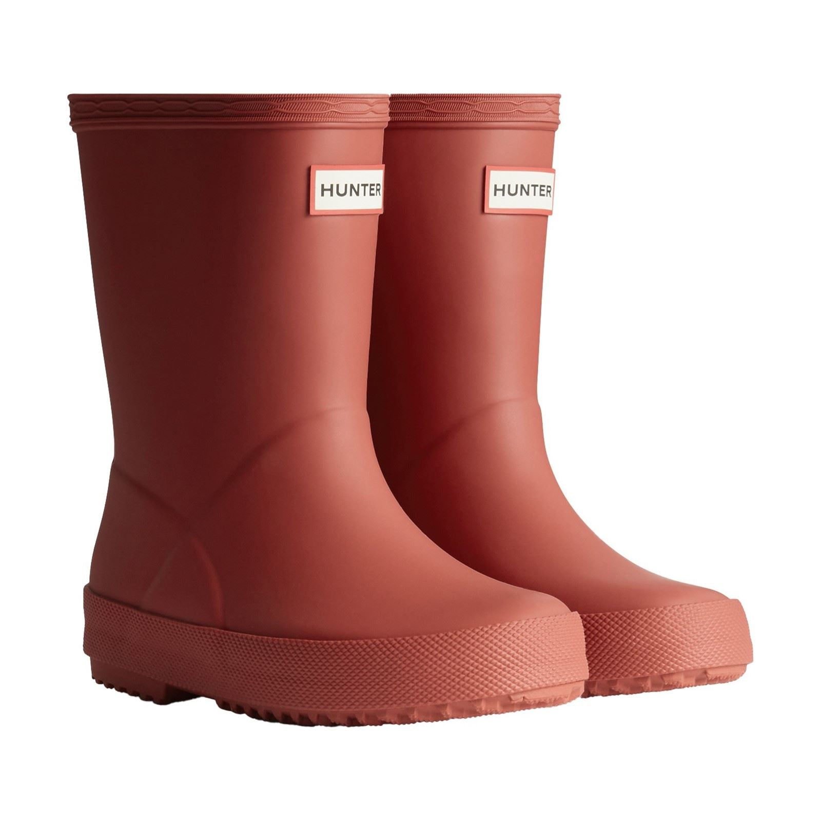 Hunter Kids First Boot Rubber Military Red Wellington Boots