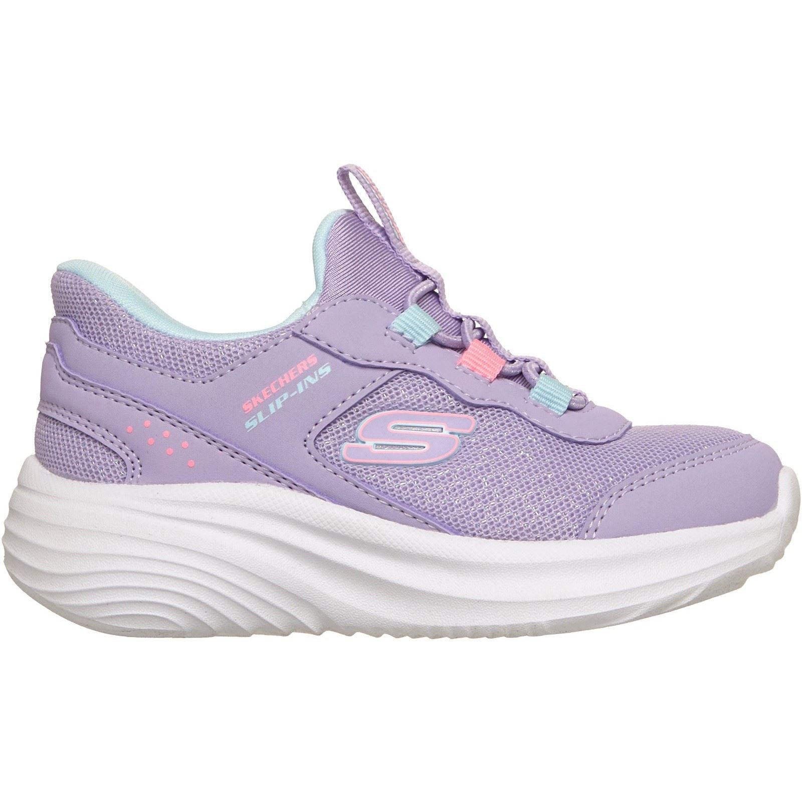 Skechers Bounder Pro Step One Girl's Lavender Trainers