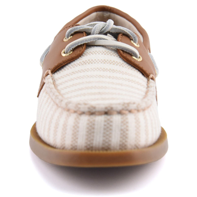 Sperry Authentic Original Textile Women's White/Natural Standard Boat Shoes